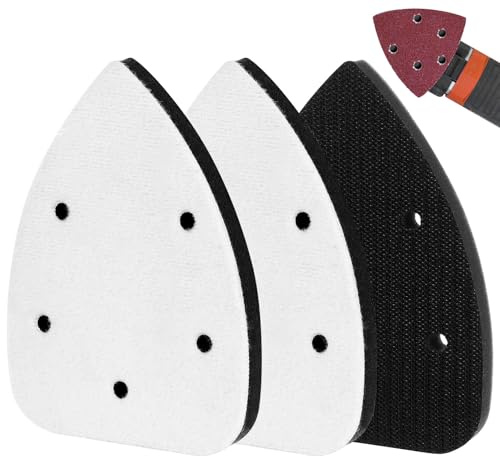 Zhujiehigh 3 Pz Platorello in Spugna per Levigatrice a Mouse, 140x90mm