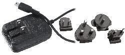 Cargador de viaje mini USB (EU/UK/US Clip) para blackberrykat: por teléfono móvil original de accesorios/Cargador