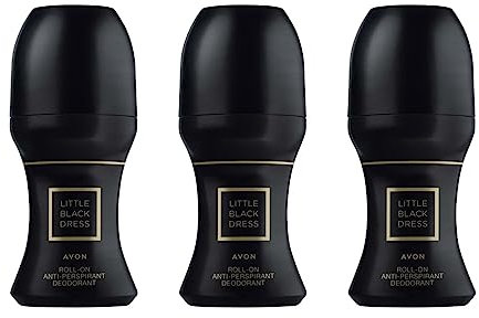 Avon Little Black Dress Roll On Anti-Transpirant Deodorant, 3 Stück