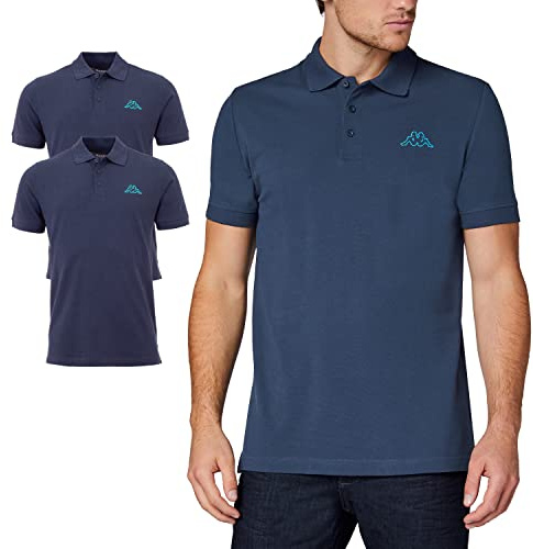 Kappa Venist Camisa de Polo Hombre (Pack de 2)
