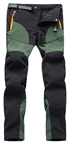 Chickwin-Shop Pantalones Trekking Hombre, Impermeables Pantalones de Carga Pantalón Militares de Trabajo de Combate para Exteriores para Acampar Senderismo Caminar Escalada (Verde,M)