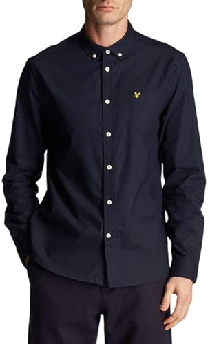 Lyle & Scott Mens Oxford Shirt Blue L