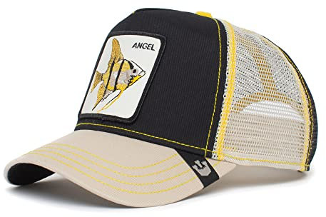 Goorin Bros. Sick Lid Angel Fisch Black A-Frame Adjustable Trucker Cap - One-Size
