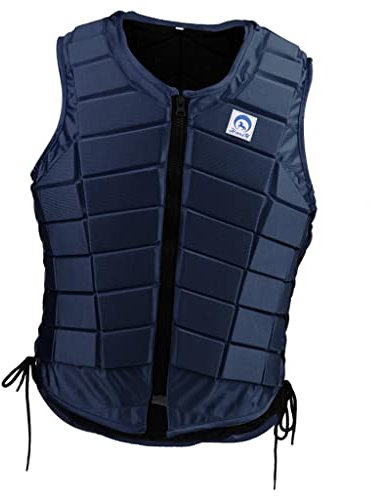 pistro Gilet d'équitation, équipement de protection du corps équestre pour hommes, femmes, jeunes, tout-petits, enfants – femmes S