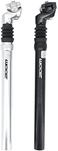 DJC Bike Suspension Seatpost Shock Absorber Damper Rubber Seat Post 25.4 27.2 28.6 30.4 30.9 31.6 mm Lightweight Aluminum(25.4mm Black)