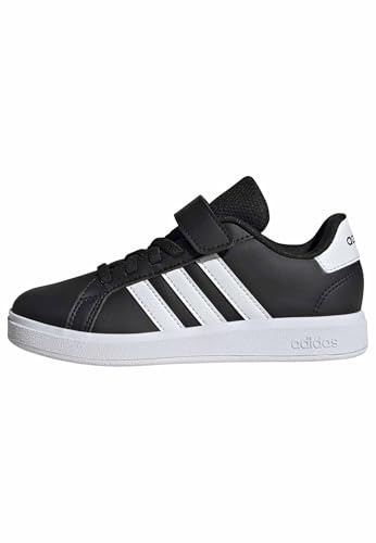 adidas Unisex niños Grand Court 2.0 Shoes Children, Core Black/Cloud White/Core Black, 30 EU