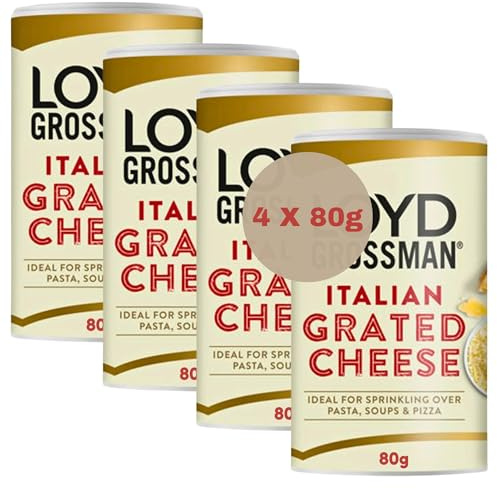 Grated Cheese Bundle with 4 x Italian Grated Hard Cheese 80g