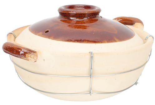 ABOOFAN Pentole Pentola Per Stufato Design Pentola Di Terracotta Cinese Casseruola Pentola Per Riso E Spaghetti Comoda Da Tenere Con Manici