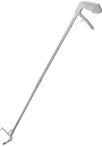 Alasum Pinzas de Serpiente de Acero Inoxidable Plegables Gancho Antideslizante 1,2 M para Captura Profesional de Reptiles en Jardinería y Manejo de Animales