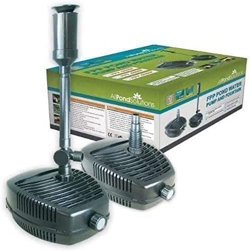 AllPondSolutions FPP-4500 Fountain Pond Pump Submersible with Fountain Attachment for Outdoor Garden, 4500 Litre/Hour Flow Rate