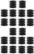20 Stücke 16mm Foosball Tisch Stoß Puffer Für Tischfußball Fußball