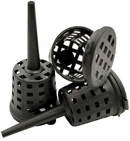 ORETG45 Lot de 100 paniers engrais avec couvercle pour plantes orchidées, parc de culture, pots de fleurs à libération lente