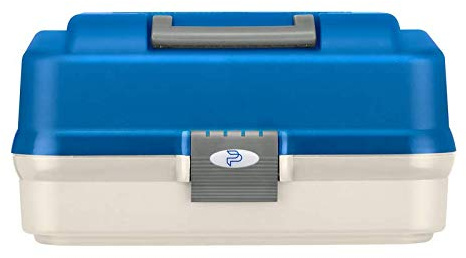 Plastica Panaro - Valigetta Pesca 149 Bianca e Blu per Trasportare, Proteggere e Organizzare l'Attrezzatura da Pesca, Dimensioni Esterne 370 x 227 x H197 mm