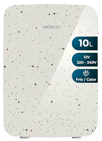 Cecotec Frigorifero Piccolo Bolero MiniCooling 10L Bahamas Rosa. Capacità 10L. Funzionamento 12-220V. Compatibile con Auto e Roulotte. Funzione Freddo e Caldo. Temperatura Regolabile da 7°C a 65°C