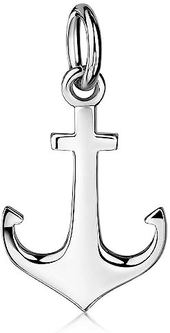 Materia Anker Anhänger Silber 925 - Kleiner Kettenanhänger für Damen KA-104_ohne Kette