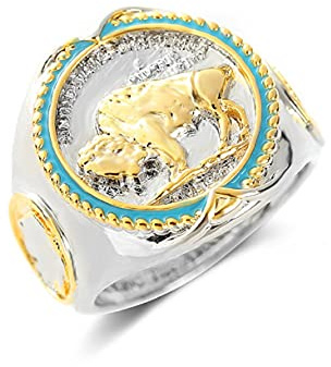 Anillo Bison Búfalo, Anillo Cabecero Indio Para Hombres, Anillo De Animales Tauro Punk Joyería Tauro Clásico, Anillo Tauro Roca Anillo Tauro Búfalo Anillo Moneda Tauro, Metal