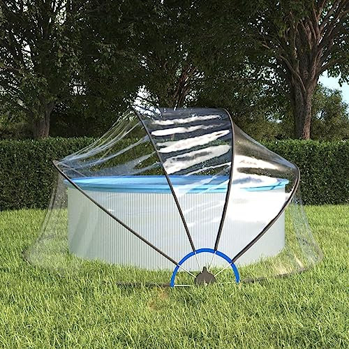 Rantry Kupol för pool rund PVC 315 x 158 cm poolöverdrag