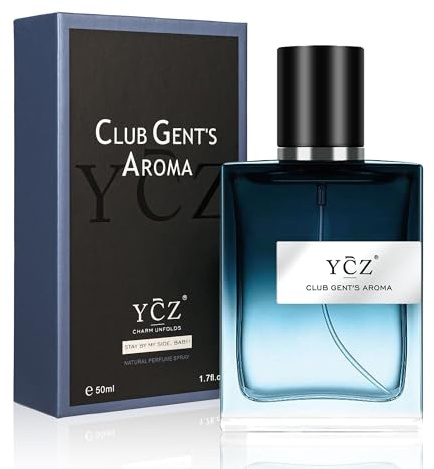 Ycz Club Eau De Perfume for Men, 1.7oz Long Lasting Perfume Men with Aromatic Woody,Nightclub Essential Fragrance,Making it the Ideal gentlemen’s Gift