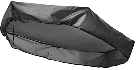 Didiseaon Children’s Sandpit Cover Garden Sandpit Dustproof Oxford Cloth Protector with Drawstring Black 120x120cm Outdoor Playground Small Bath Cover