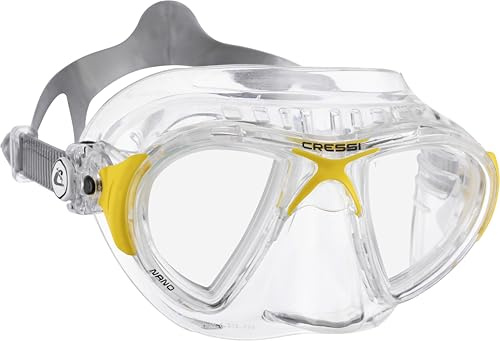 Cressi Nano Mask SIL Crystal/Frame Yellow