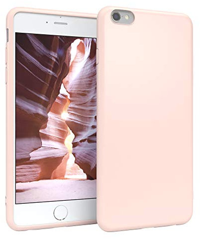 EAZY CASE Handyhülle Silikon mit Kameraschutz kompatibel mit iPhone 6 / 6S in Rosa, Ultra dünn, Slimcover, Silikonhülle, Hülle, Softcase, Backcover