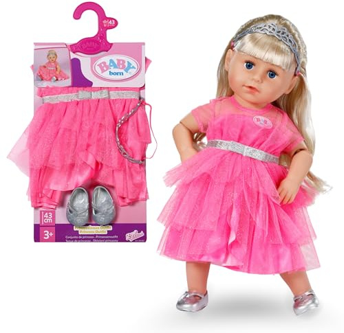 BABY born Tenue Princesse pour poupons 43 cm