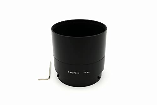 CASYDYEN 72mm Lens Adapter Tube for Nikon Coolpix P510 P520 Camera, Filter Adapter Tube for UV CPL Filters, Close-Up Filter, Star Filters, Wide Angle Lenses