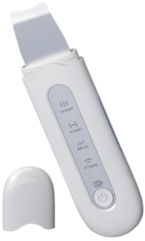 Raspador De Espátula Facial - Extractor Ultrasónico De Poros, Limpiador De Piel De Acero Inoxidable | Herramienta Profesional De Belleza En Casa Para Mujeres, Rutina De