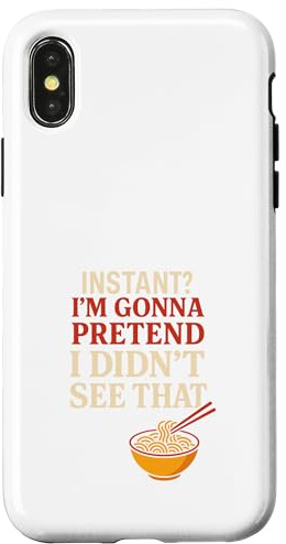 Ramen Bar Real Ramen Tonkotsu Bouillon Cadeau pour Amoureux Coque pour iPhone X/XS