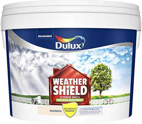 Dulux Weathershield Smooth Masonry Paint MAGNOLIA 10L