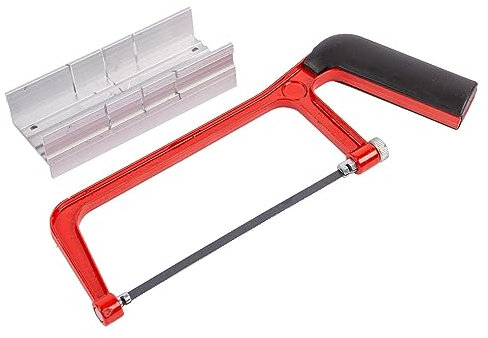 Blackspur - Junior Aluminium Hacksaw with Mitre Box - 15cm - Red