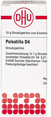 DHU Pulsatilla D4 Streukügelchen, 10 g Globuli