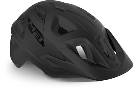 MET Echo L(57-60) Casco Montañismo, Alpinismo y Trekking Unisex Adulto, Negro (Negro Mate)