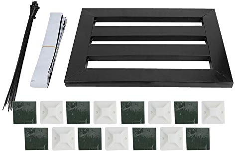 Gitarre Pedalboards, Gitarrenpedalboard Fall Pedalboard Gitarre Pedalboard Teile Gitarre Pedalboard Mini E-Gitarre Pedalboard Gitarre Effektpedalboard Metall Portable Peadlboard Schwarz