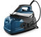Rowenta Perfect Pro Station 1800 Watts Fast Heat Up, and 430g / min Burst, Stainless Steel, Blue, Advanced Steam Technology