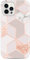 JAHOLAN iPhone 12 Hülle iPhone 12 Pro Handyhülle TPU Silikon Weiche Schlank Schutzhülle Handytasche Gummi Dünn Flexibel Case Handy Hülle für iPhone 12/12 Pro 2020 6.1 - Marmor Rose Gold