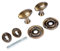 Hammer and Tongs - Oval Rim & Mortice Door Knob - W60mm - Brass
