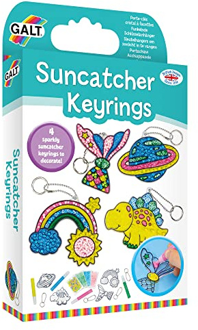 Galt, Suncatcher Keyrings, Suncatcher Kits for Kids, Ages 6 Years Plus