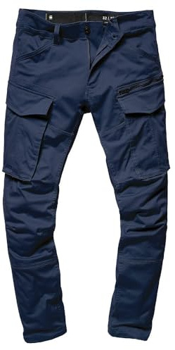 G-STAR Rovic Zip 3D Regular Tapered Pants, Pantaloni, Uomo, Blu (Salute D02190-5126-C742), 36W / 36L