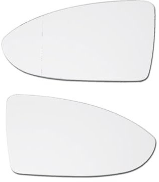 JNNJ Auto Rückansicht Flügelspiegel Glas, MK7 Seitenspiegelglas Ersatzspiegelglas Für Die Außenspiegel, Seitenspiegel Tür Außenspiegel Glas(Rechter Beifahrer)