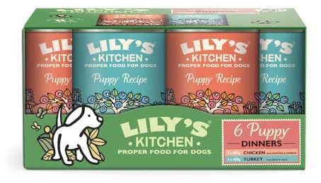 Lily's Kitchen Natural Puppy Wet Dog Food Multipack Grain-Free Recipe 6 x 400g