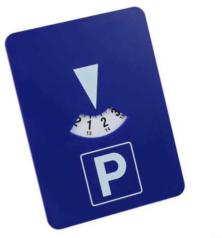 Parcheggio digitale blu, disco orario con avvitatore a ghiaccio, parcheggio europeo, 24 ore, indicatore orario per l'inverno, disco di parcheggio auto con StVo, parcheggio Ora di Arrivo
