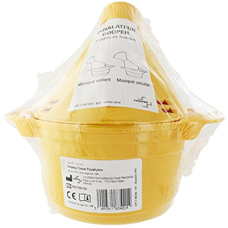 Cooper inhalador de polietileno para niño/adulto