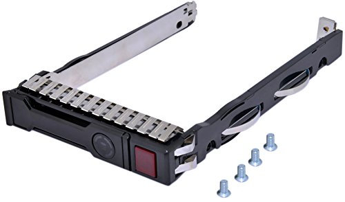 2 Stück, RGBs 2,5 SFF SAS SATA HDD Tray Caddy für HP ProLiant 651687-001 651699-001 G8 Gen8 Gen9 G9 ML350p ML350 DL360e DL360P DL320E DL380p DL160 SL270s 230 Serie mit 4 Befestigungsschrauben