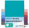 etérea Jersey Spannbettlaken 180x200cm - 200x200cm Ocean bis 25 cm Höhe - 100% Baumwolle Spannbetttuch Oekotex - Bed Sheets Leintuch Bettbezug - Bettlaken 180x200 cm - 200x200 cm - Blau