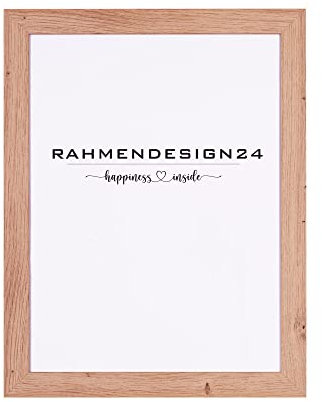 Rahmendesign24 Cadre photo Milano - 70 x 100 cm - Cadre photo interchangeable - Chêne naturel