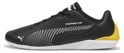 PUMA Herren Porsche Legacy Drift Cat Decima Sneaker, Schwarz-sportgelb, 45 EU