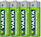 8X für Varta AA 800 mAH 1,2 V Solar Akku Mignon NiMh 56736 Bulk + 2X Akkubox zu Aufbewahrung von 4 STK. Mignon (AA) oder Micro (AAA) Batterien und Akkus mit Logo