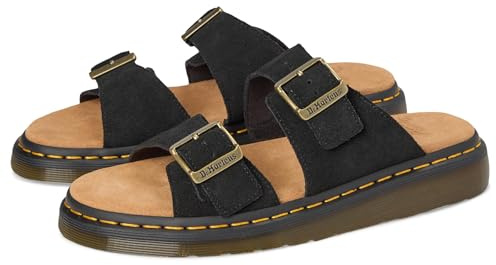 Dr. Martens - Sandalwood Josef Suede - 41082001 - Black, Eur 39 - UK 6 - US 7-26.3 cm