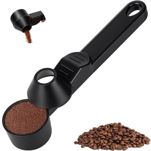 Palksky Coffee Scoop & Funnel for Reusable K Cup Refillable Coffee Pods, 2 Tablespoon Slide Coffee Measuring Funnel Scooper,1PCS